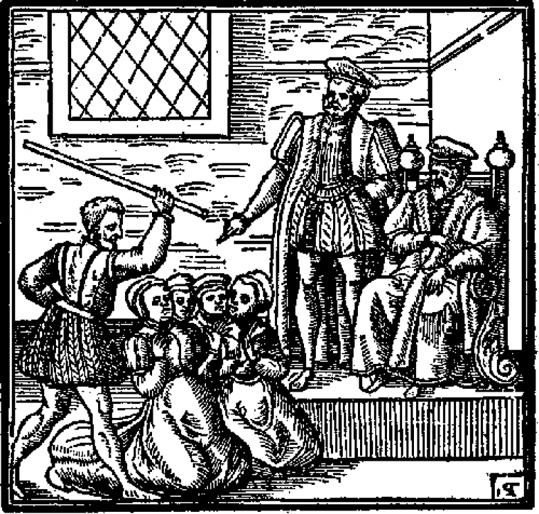 Witches being persecuted